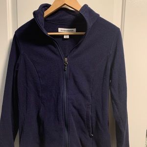 Navy fleece